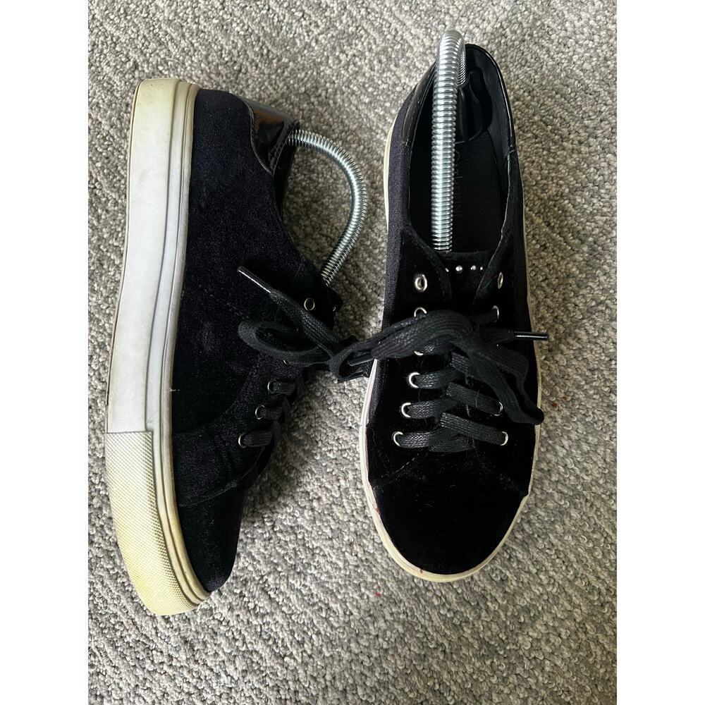 Catherine Malandino‎ Vixie velvet black sneakers womens 9